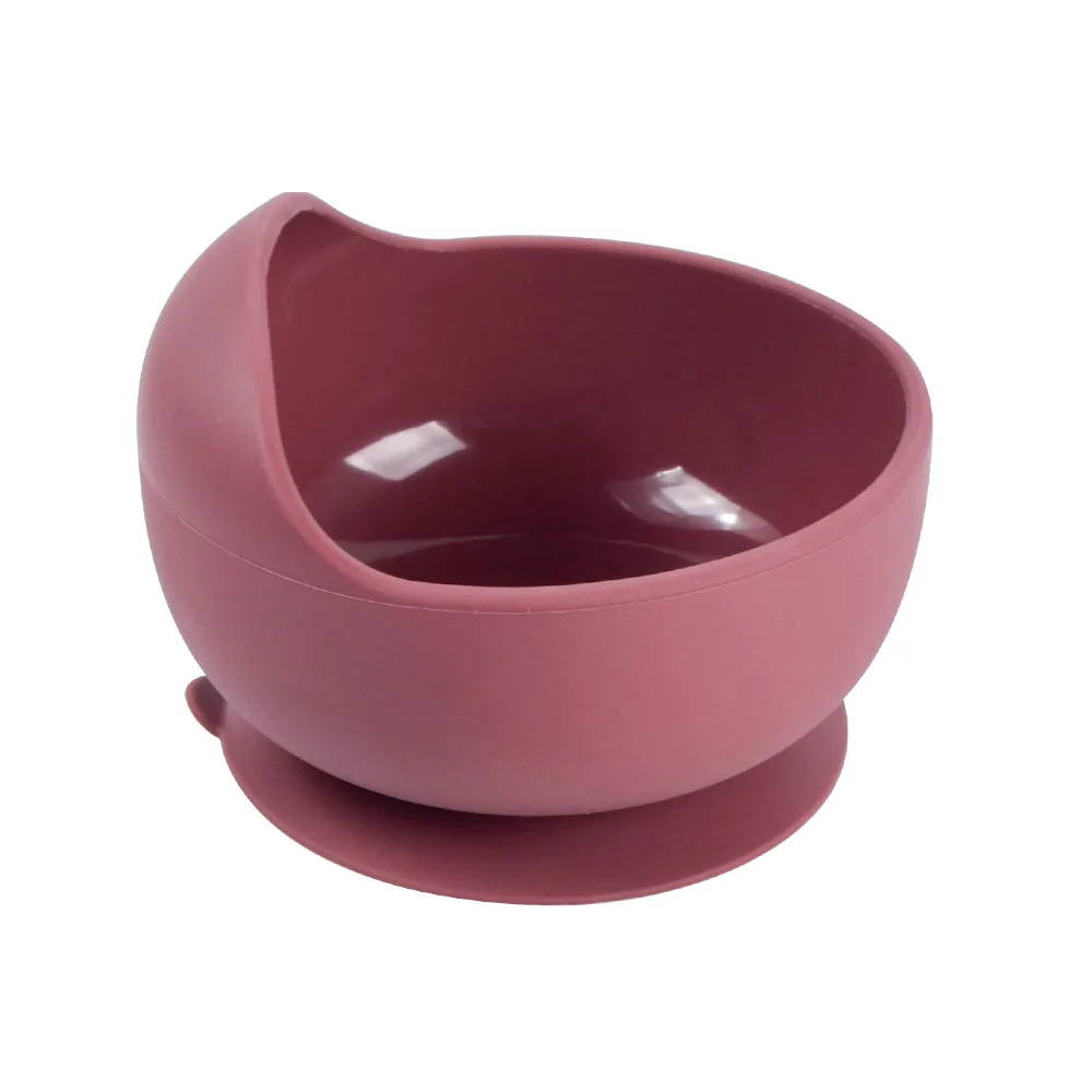 28Colors Baby Silicone Suction Bowls for Kids Waterproof Baby Feeding Tableware Spoon Children Dishes Kitchenware Infant Plates