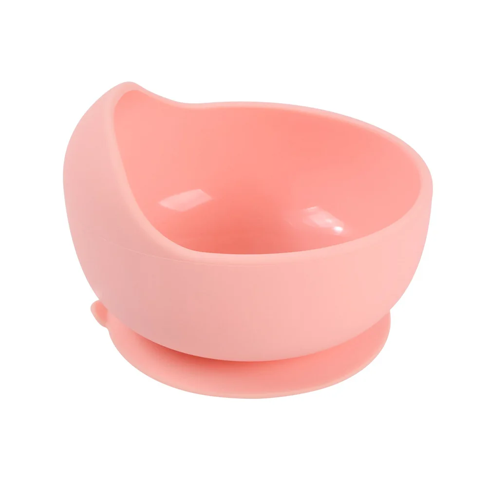 28Colors Baby Silicone Suction Bowls for Kids Waterproof Baby Feeding Tableware Spoon Children Dishes Kitchenware Infant Plates