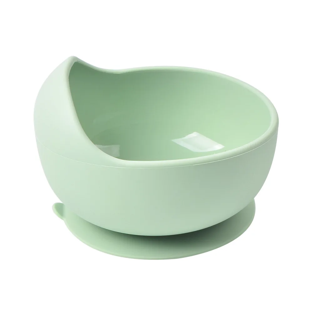 28Colors Baby Silicone Suction Bowls for Kids Waterproof Baby Feeding Tableware Spoon Children Dishes Kitchenware Infant Plates