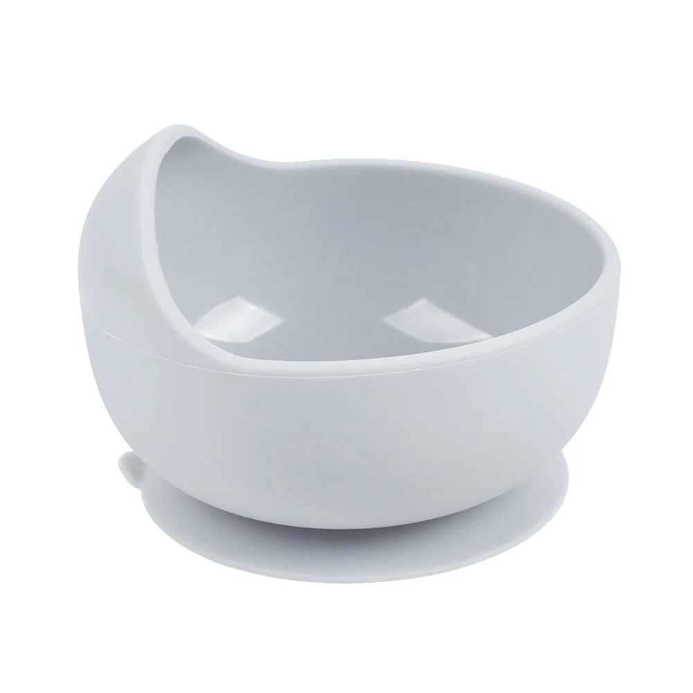 28Colors Baby Silicone Suction Bowls for Kids Waterproof Baby Feeding Tableware Spoon Children Dishes Kitchenware Infant Plates